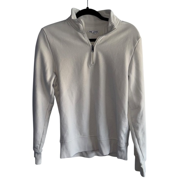 Amazon Essentials Cream 1/4 Zip Pullover Sweatshirt - Picture 1 of 7